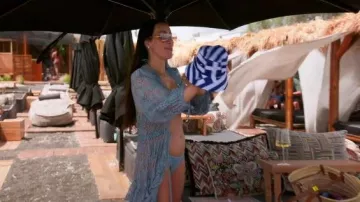 PatBO Camila Coelho Lace Bikini Top worn by Angie Katsanevas as seen in The Real Housewives of Salt Lake City (S06E13)
