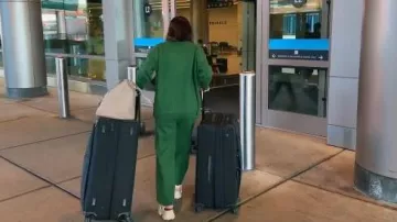 Prada Foam Rubber Sandals worn by Bronwyn Newport as seen in The Real Housewives of Salt Lake City (S06E13)