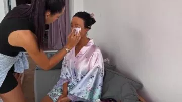 Jonquil Aaliyah Kimono by In Bloom worn by Lisa Barlow as seen in The Real Housewives of Salt Lake City (S06E13)