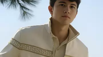 Percy Jackson and the Olympians S02 Luke Castellan White Jacket worn by Luke Castellan (Charlie Bushnell) as seen in Percy Jackson and the Olympians