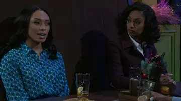 Amanda Uprichard Sanders Jacket worn by Kat Richardson (Colby Muhammad) as seen in Beyond the Gates (S01E183)