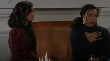 Reformation Nell Top worn by Kat Richardson (Colby Muhammad) as seen in Beyond the Gates (S01E184)