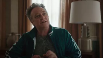 Amazon Tracksuits Full Zip Long Sleeve Plaid Track Jackets worn by Ray (David Hewlet) as seen in Mistletoe Murders (S02E05)