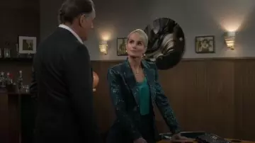 L'Agence Chamberlain Blazer worn by Vanessa McBride (Lauren Buglioli) as seen in Beyond the Gates (S01E186)