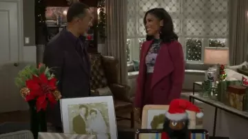 Andrea Iyamah Sita Corset Skirt Plum worn by Dani Dupree (Karla Cheatham Mosley) as seen in Beyond the Gates (S01E186)