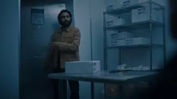 Bridge and Burn The Burl Trucker Jacket worn by Ray (David Hewlett) as seen in Mistletoe Murders (S02E06)