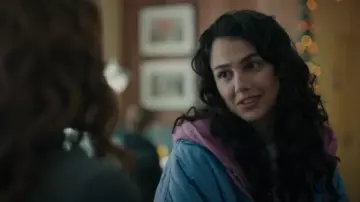 Free People Pippa Packable Puffer Jacket worn by Violet Wilner (Sierra Marilyn Riley) as seen in Mistletoe Murders (S02E06)