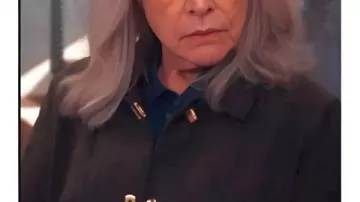 Matlock S02 Kathy Bates Suede Jacket worn by Madeline 'Matty' Matlock (Kathy Bates) in Matlock (S02)