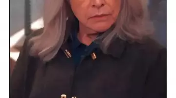 Matlock S02 Kathy Bates Suede Jacket worn by Madeline 'Matty' Matlock (Kathy Bates) in Matlock (S02)