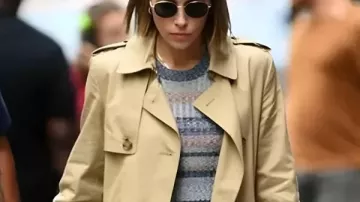 The Better Sister S01 Jessica Biel Trench Coat worn by Chloe Taylor (Jessica Biel) in The Better Sister (S01)