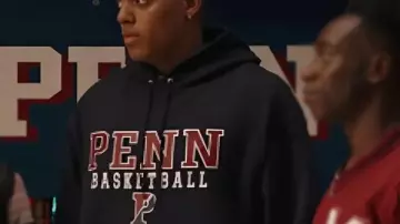 Bel Air S04 Will Smith Penn Basketball Sweatshirt worn by Will Smith (Jabari Banks) in Bel-Air