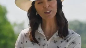 Heartland Season 19 Lou Fleming Floral Print Shirt