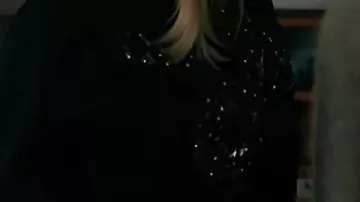 Black Snake Printed Hoodie worn by (Sveta) in Elsbeth