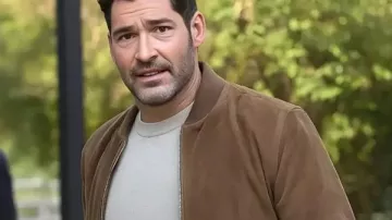 Hart Hoxton CIA 2026 Brown Jacket worn by Hart Hoxton (Tom Ellis) as seen in CIA (S01E01)