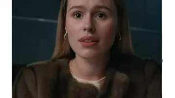 Elsbeth S03 Sveta Brown Star Fur Jacket as seen in Elsbeth (S03E02)