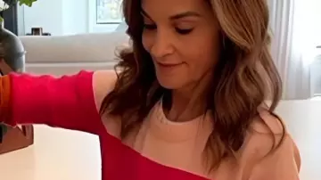 The Today Show 2025 Joy Bauer Colorblock Sweater as seen in Today