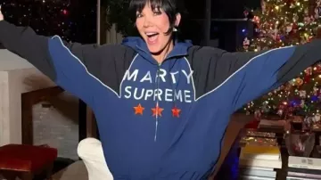 Kris Jenner Marty Supreme Jacket as seen in Marty Supreme