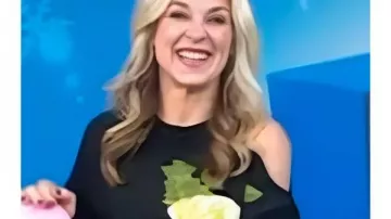 The Today Show 2025 Jennifer Jolly Black Floral Sweater