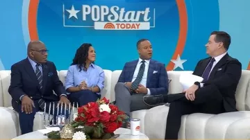 Twp J.D. Button Down Shirt worn by Sheinelle Jones as seen in Today on December 12, 2025