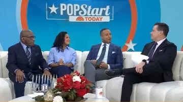 Twp J.D. Button Down Shirt worn by Sheinelle Jones as seen in Today on December 12, 2025