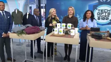 Christy Lynn Dakota Sweater worn by Jennifer Jolly as seen in Today on December 12, 2025