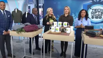 Christy Lynn Marta Pant worn by Jennifer Jolly as seen in Today on December 12, 2025