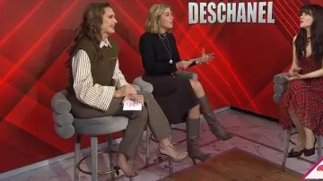 Chaussures Tory Burch 90mm à tirière en T portées par Brooke Shields, telles que vues dans Today with Jenna & Friends le 12 décembre 2025