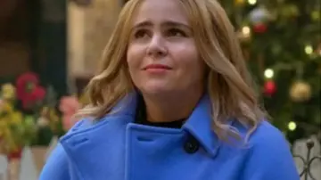 Twelve Dates Til Christmas S01 Kate Tucker Wool Coat of Kate (Mae Whitman) in Twelve Dates 'Til Christmas