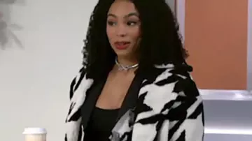 Beyond The Gates 2025 Chelsea Hamilton Houndstooth Coat (Chelsea Hamilton) in Beyond the Gates