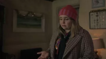Oliver Bonas Knitted Beanie worn by Kate (Mae Whitman) as seen in Twelve Dates 'Til Christmas (S01E01)