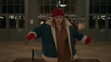 Per Una Denim Jacket worn by Kate (Mae Whitman) as seen in Twelve Dates 'Til Christmas (S01E01)