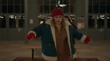 Per Una Denim Jacket worn by Kate (Mae Whitman) as seen in Twelve Dates 'Til Christmas (S01E01)
