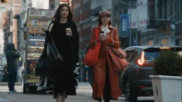 Banana Republic Puffer Tote Bag worn by Elsbeth Tascioni (Carrie Preston) as seen in Elsbeth (S03E09)