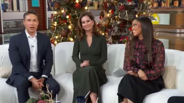 Hofmann Copenhagen Nola Top worn by Morgan Norwood as seen in Good Morning America on  December 11, 2025