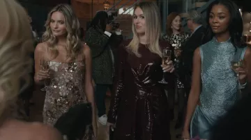 LoveShackFancy Aleria Dress worn by Harper (Alina Rose Armstrong) as seen in Elsbeth (S03E09)