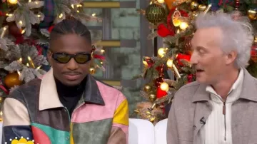 Prada Rectangular Sunglasses worn by Samuel Arnold as seen in Good Morning America on December 12, 2025