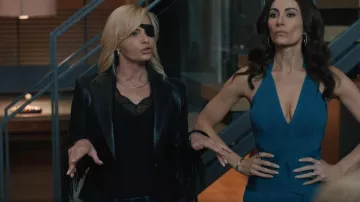 L'Agence Vashti Blazer worn by Tiffany “ Tiff” Giles (Jaime Pressly) as seen in Elsbeth (S03E09)