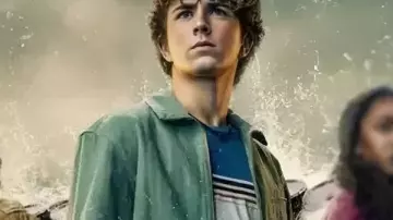 Percy Jackson and the Olympians S2 Walker Scobell Green Jacket worn by Percy Jackson (Walker Scobell) in Percy Jackson and the Olympians