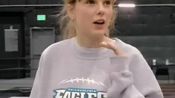 The End Of An Era 2025 Taylor Swift Grey Eagles Sweatshirt