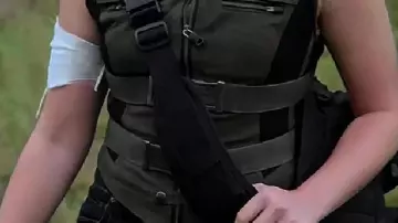 Black Widow Yelena Belova Green Vest worn by (Yelena Belova) in Black Widow