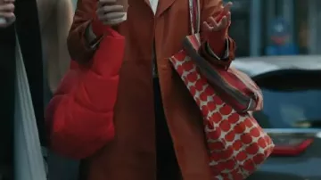 Elsbeth S03 Elsbeth Tascioni Brown Leather Coat worn by (Elsbeth Tascioni) in Elsbeth