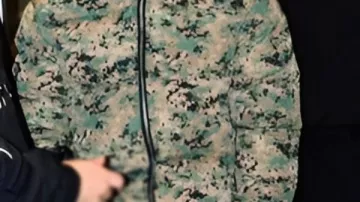 Marty Supreme Boxing Day Timothée Chalamet Camo Puffer Jacket worn by Marty (Timothée Chalamet) in Marty Supreme