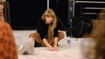 Gucci Horsebit Detail Leather Loafers worn by Taylor Swift as seen in Taylor Swift | The Eras Tour | The End of an Era (S01E01)