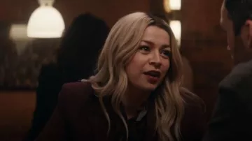 Mango Bergen Classic Tailored Blazer worn by Kris (Julia Chan) as seen in Ripple (S01E06)