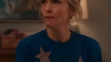 Stumble 2025 Courteney Potter Blue Stars Printed Sweatshirt