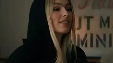 Elsbeth S03 Valeriya Denga Snake Print Hoodie as seen in Elsbeth (S03)