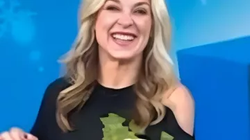 Today Show Jennifer Jolly Floral Sweater as seen in Today