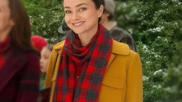 We Met in December Isabelle Boulton Orange Coat as seen in We Met in December