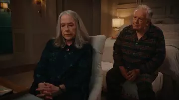 Gabriela Hearst Cruz Floral Silk Shirt worn by Madeline 'Matty' Matlock (Kathy Bates) as seen in Matlock (S02E07)