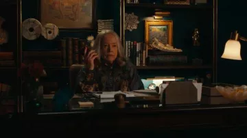 Zimmermann Ascension Silk Western Shirt worn by Madeline 'Matty' Matlock (Kathy Bates) as seen in Matlock (S02E07)